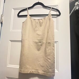 Beloved Beige Nylon Spandex Shape Wear - one size